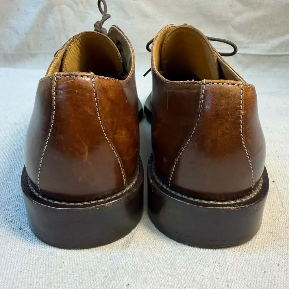 Cole Haan Leather Split Toe Oxford Shoes Size 9.5 Brown Dress Shoes